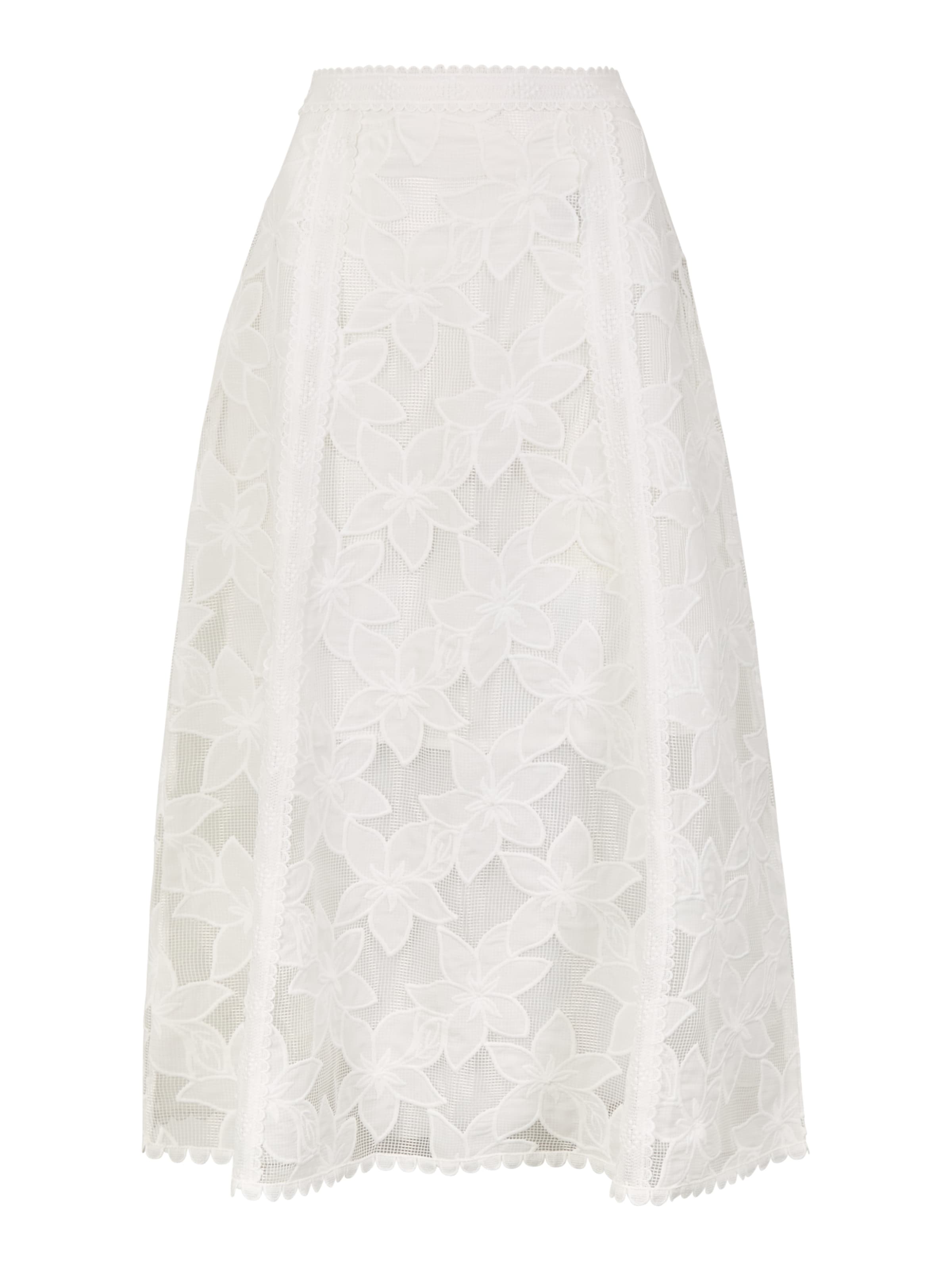 Jupe ' ' Apricot en blanc : devant