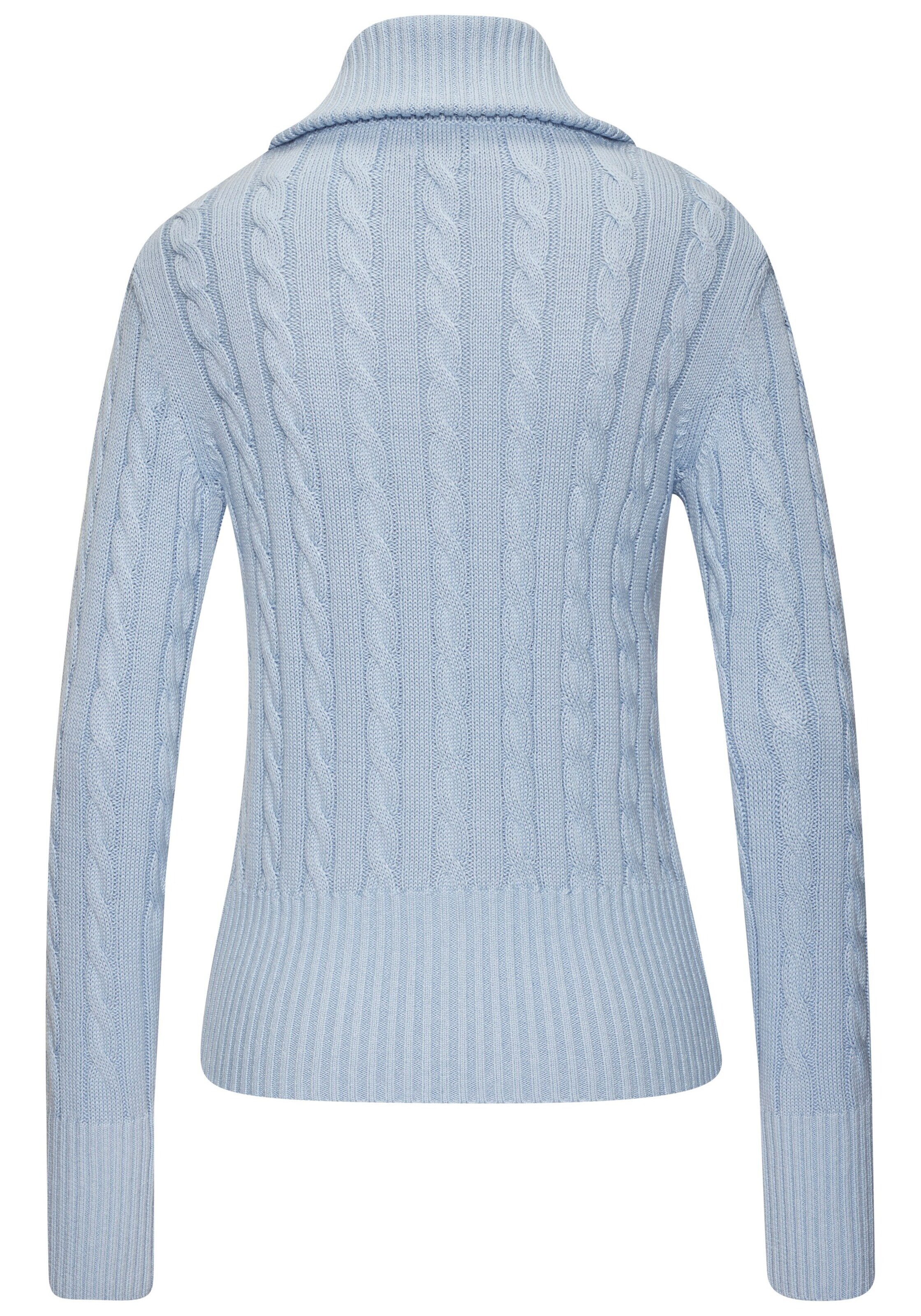 LASCANA Pletena jopa | modra barva