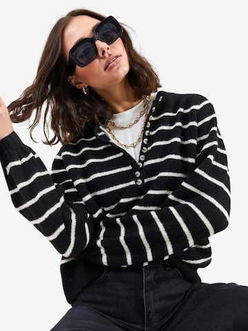 Bianco Lucci Pullover 'Pullover'‌‌‌‌‌‌ in Grau