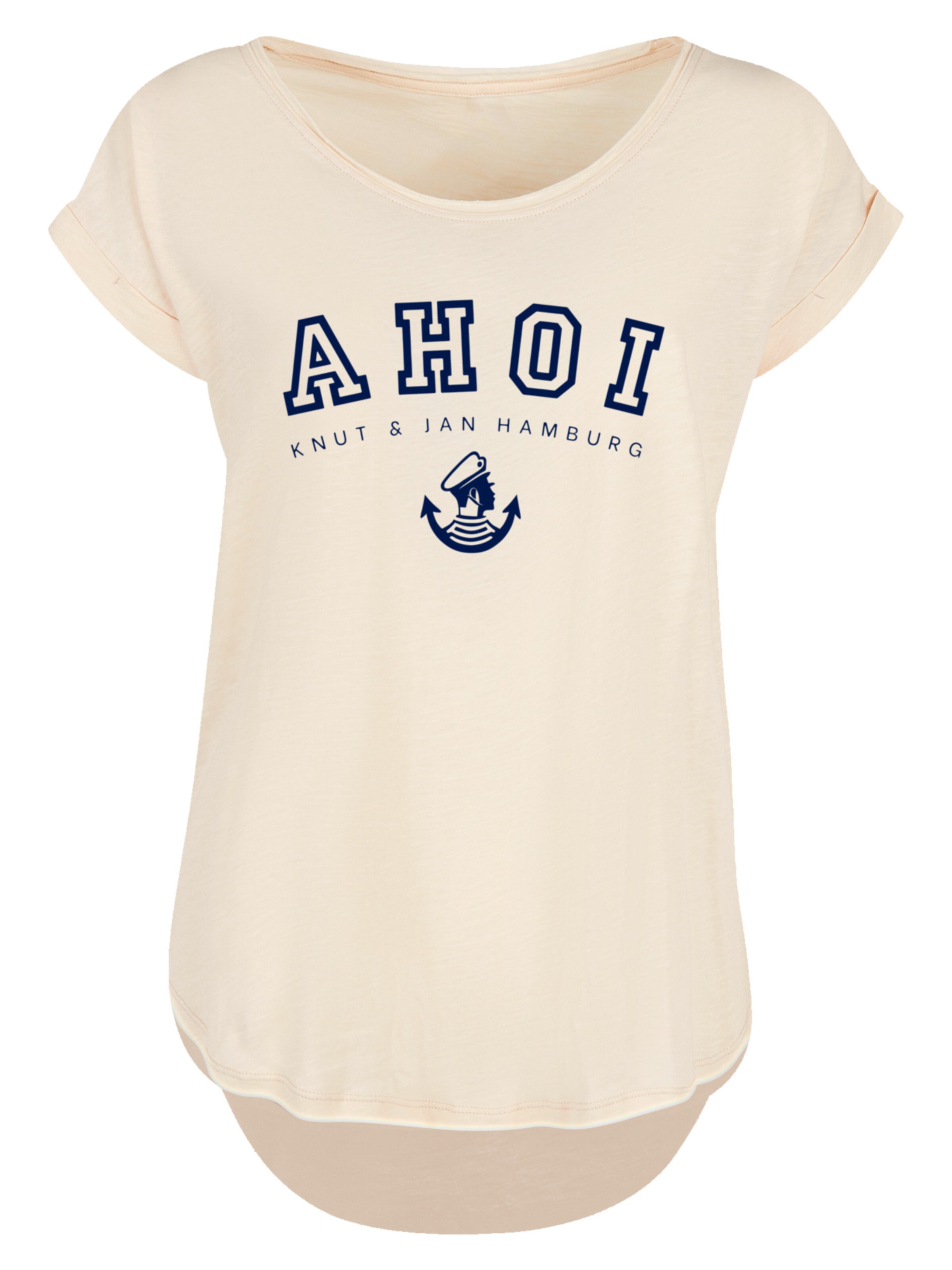 F4NT4STIC Shirt in Beige: voorkant