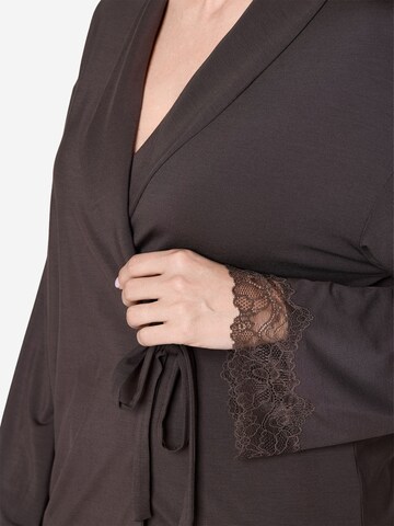 JOOP! Gebreid vest ' Loungewear ' in Bruin