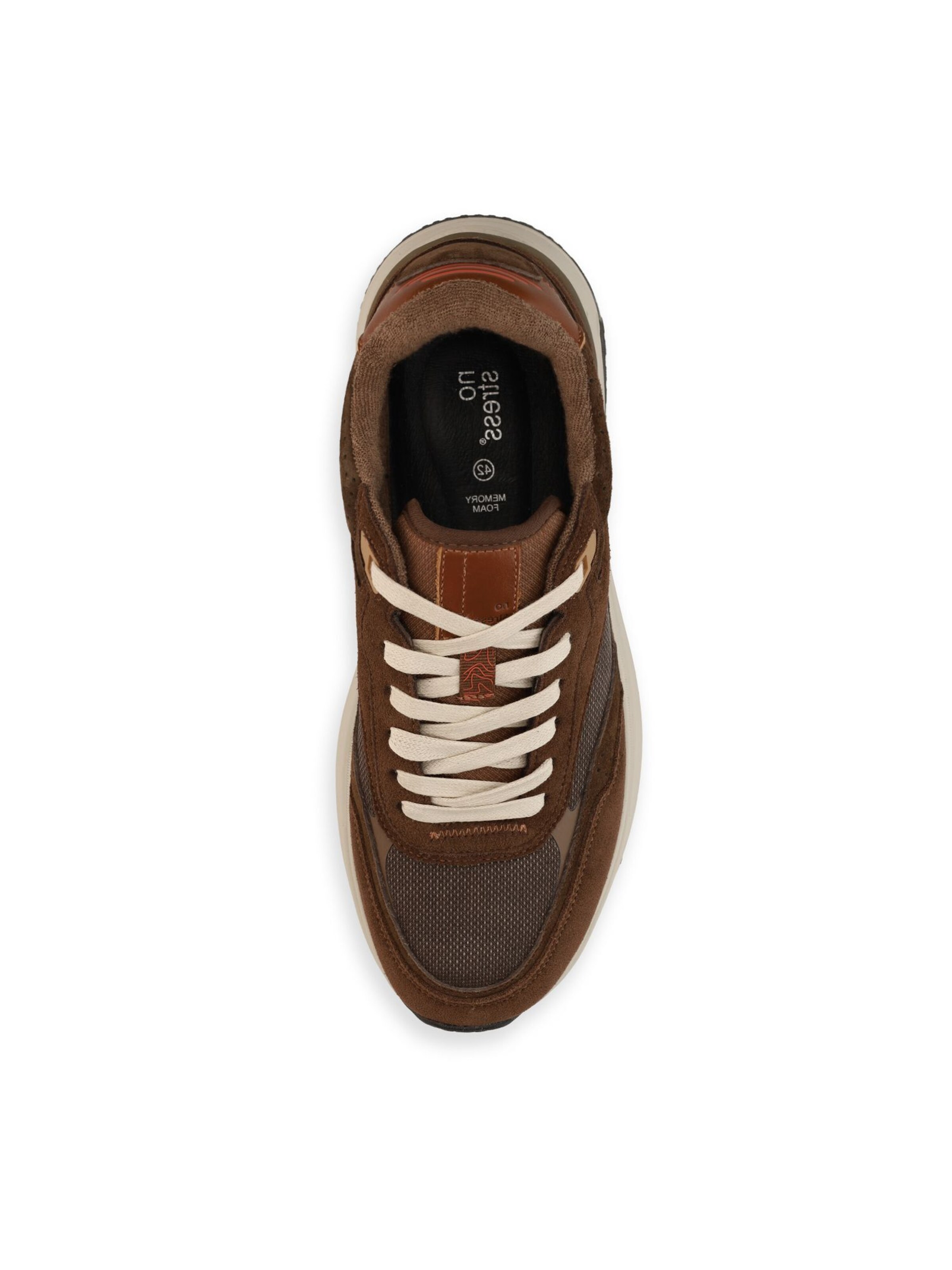Baskets basses no stress en marron