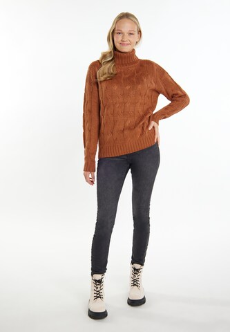 MYMO Sweater 'Biany' in Brown