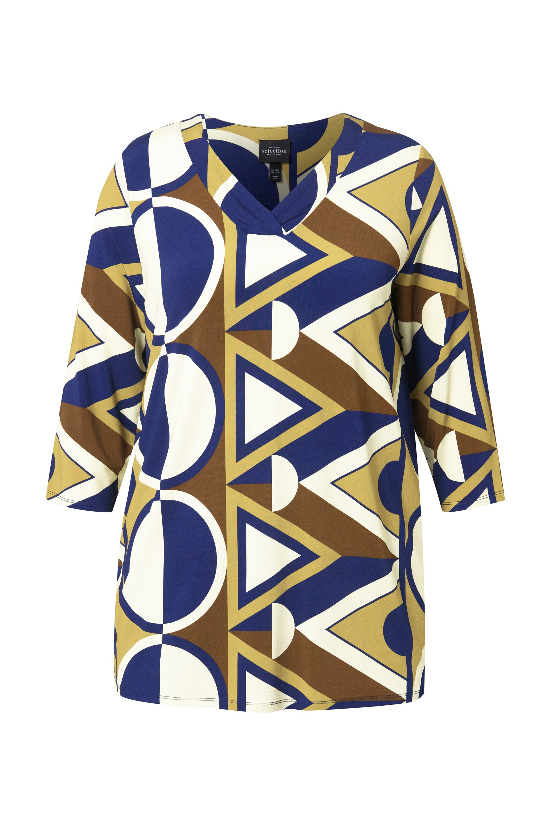 Ulla Popken Blouse in Gemengde kleuren: voorkant