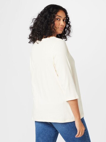 Tom Tailor Women + T-shirt i beige