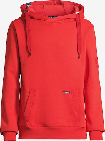 salzhaut Sweatshirt 'HEFF' in Rot: Vorderseite