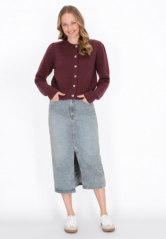 MYMO Gebreid vest in Rood