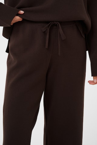 Part Two Wide leg Broek 'KatriePW' in Bruin