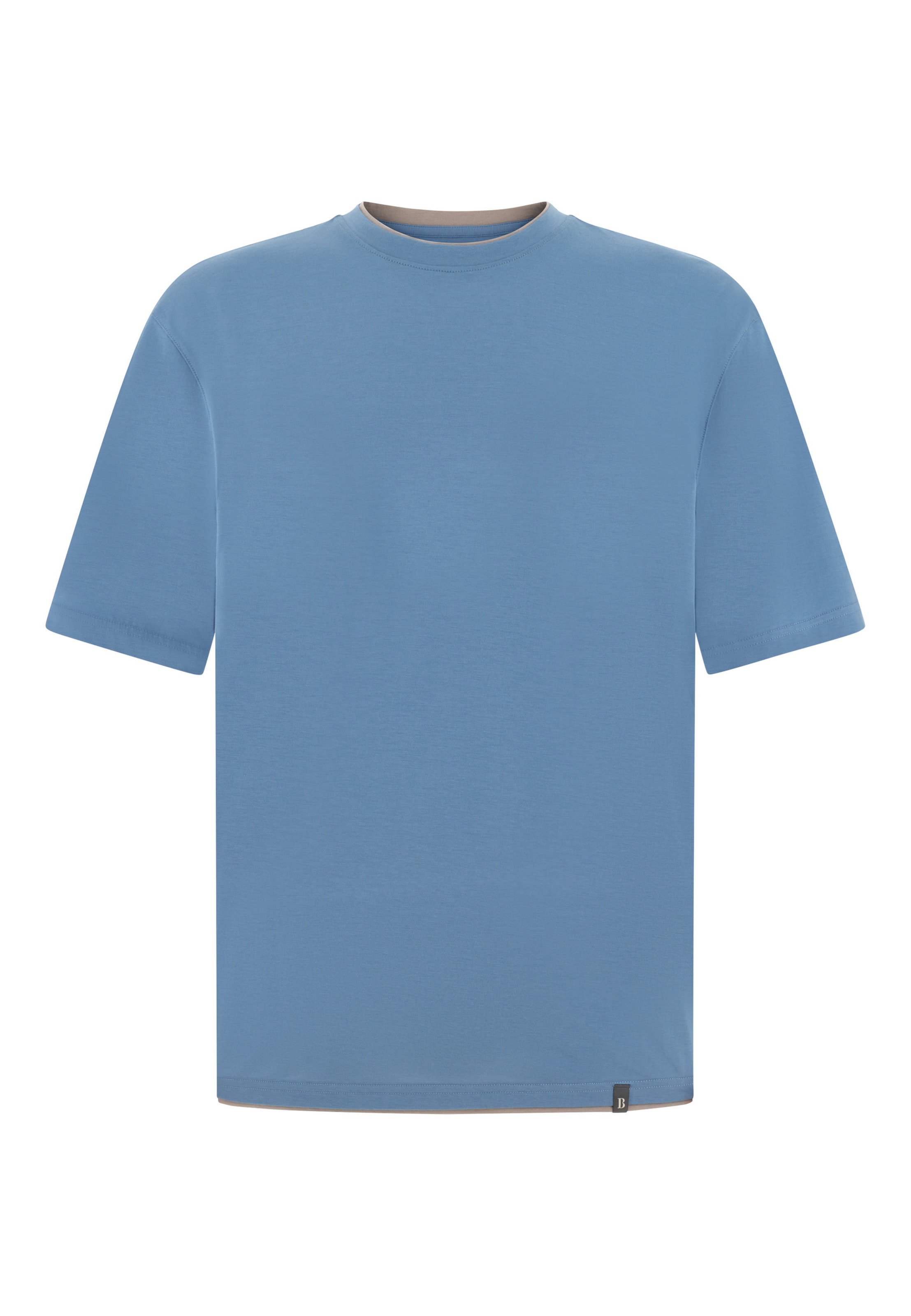 T-Shirt Boggi Milano en bleu : devant