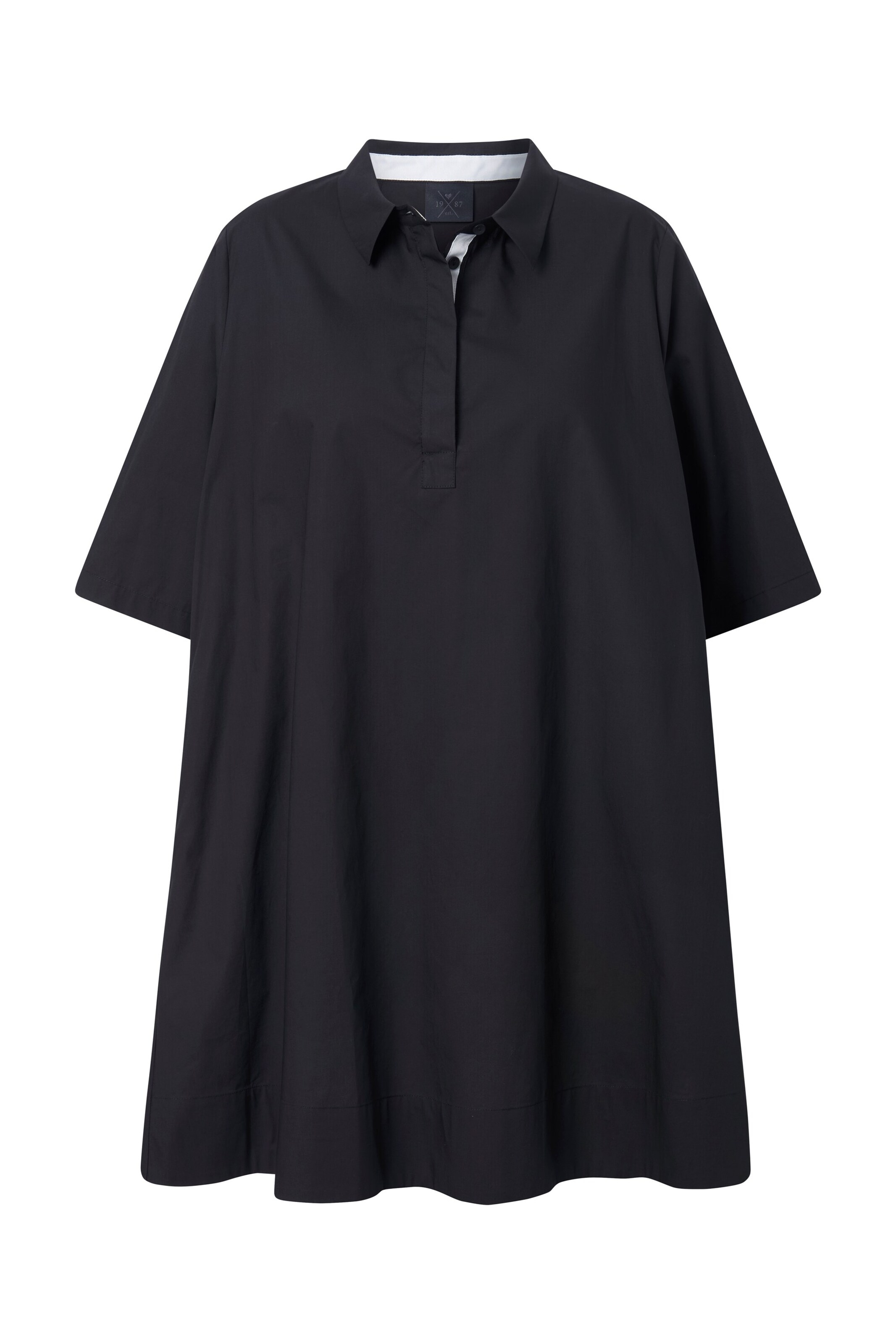 Ulla Popken Robe en noir, Vue avec produit
