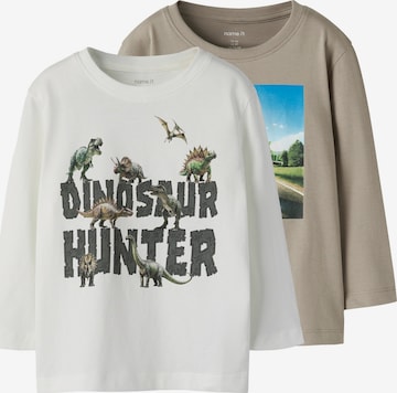 NAME IT Póló 'NMMVoto' - szürke: elől