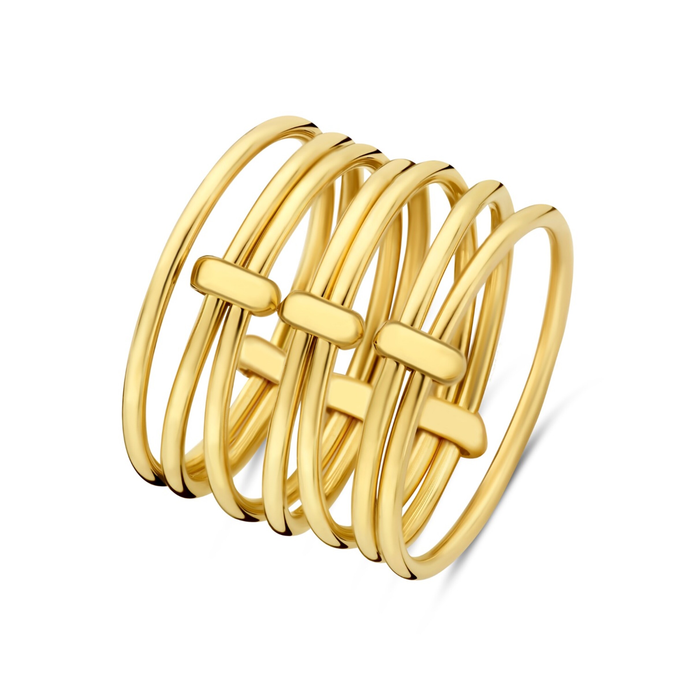Isabel Bernard Ring in Gold: Vorderseite