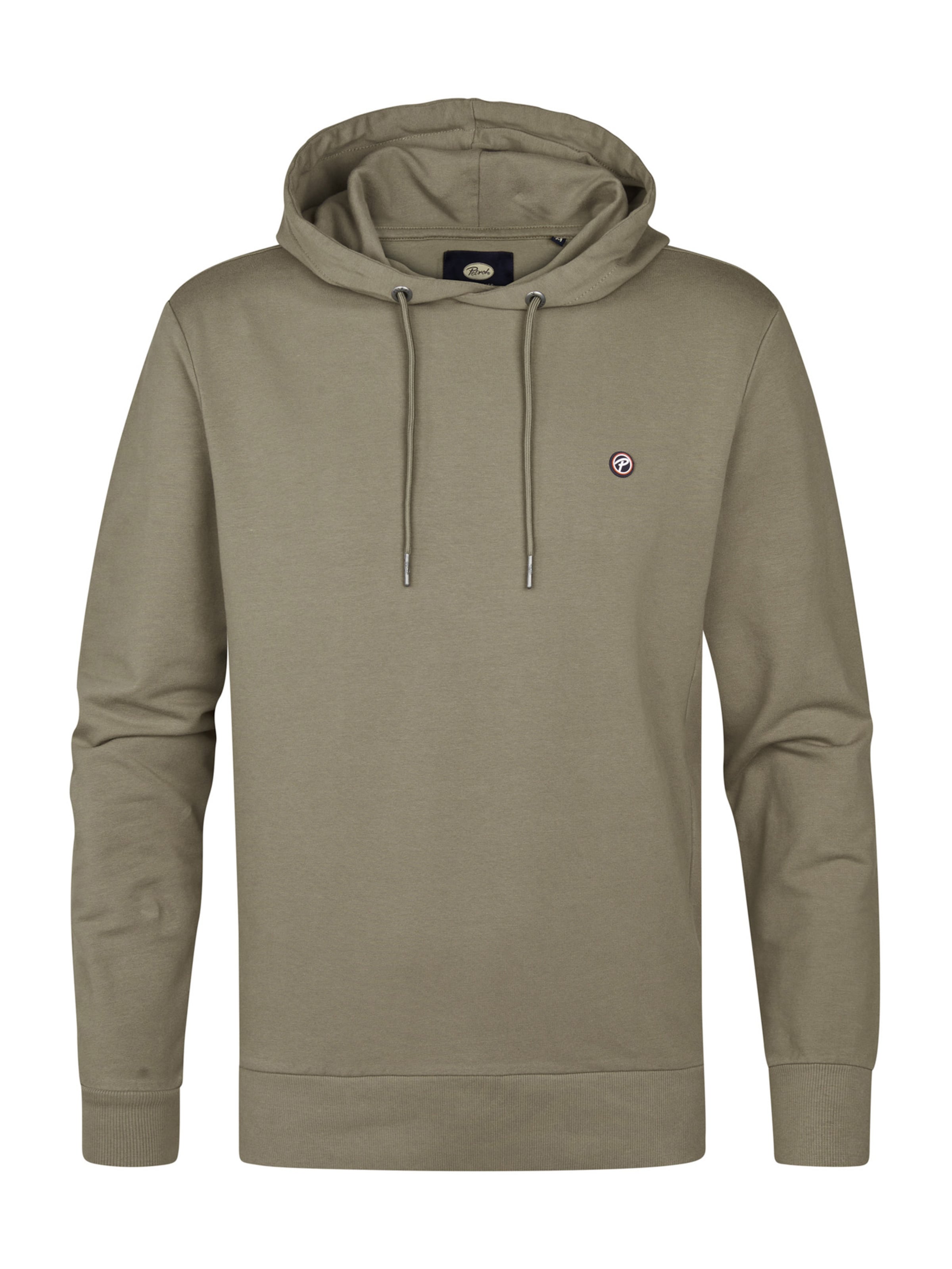 Petrol Industries Свитшот 'Driftwood' в Серый: спереди