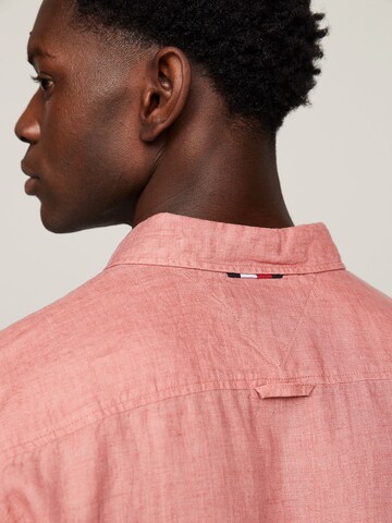 TOMMY HILFIGER Regular Fit Hemd in Pink