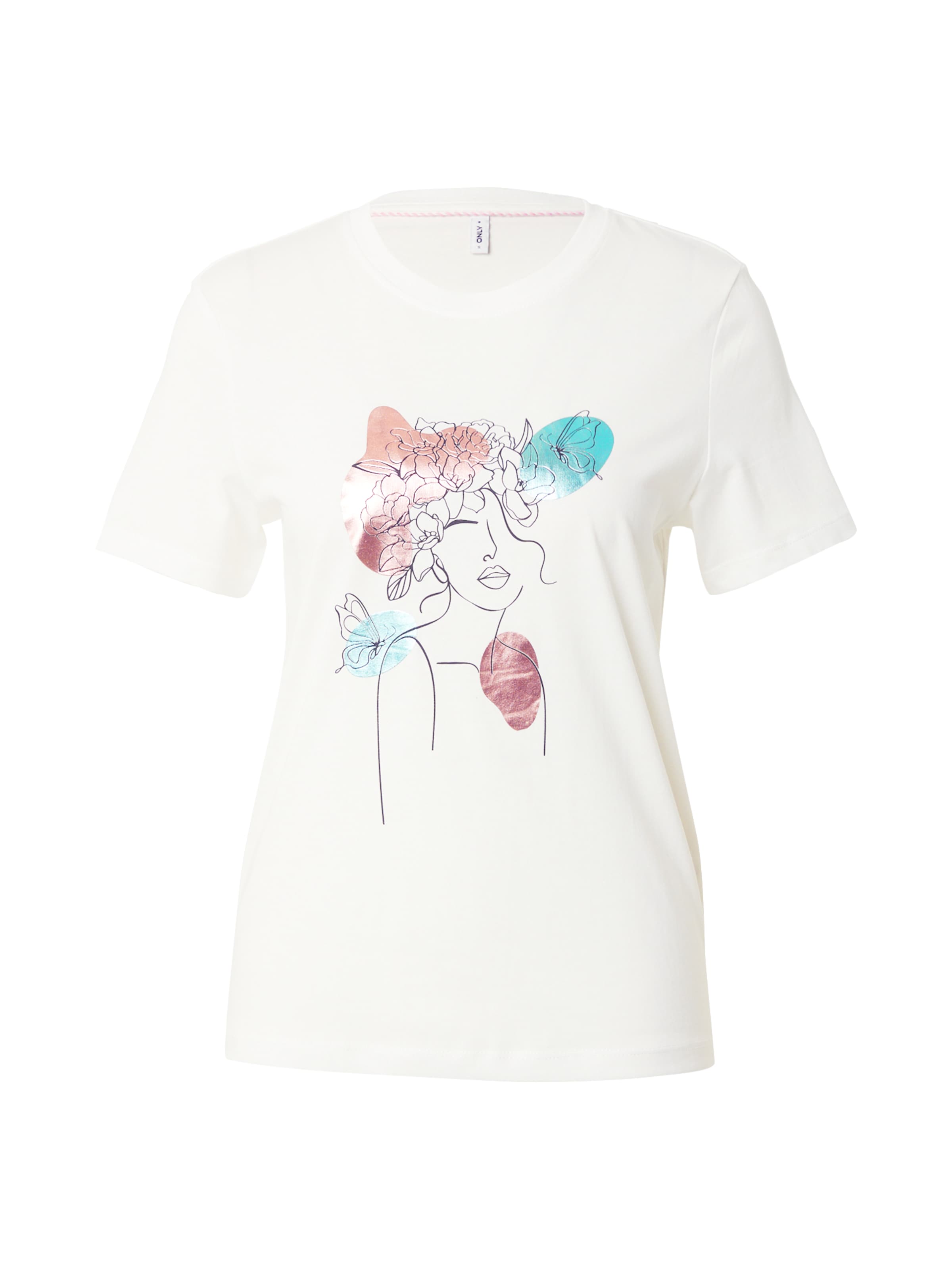 ONLY Shirt 'ONLKITA' in Wit: voorkant