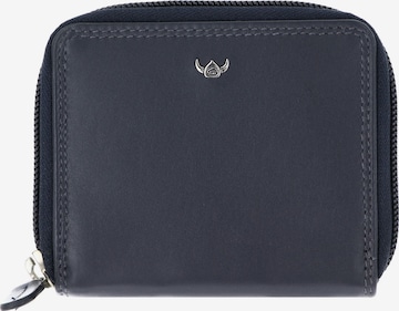 GOLDEN HEAD Portemonnee 'Polo' in Blauw: voorkant