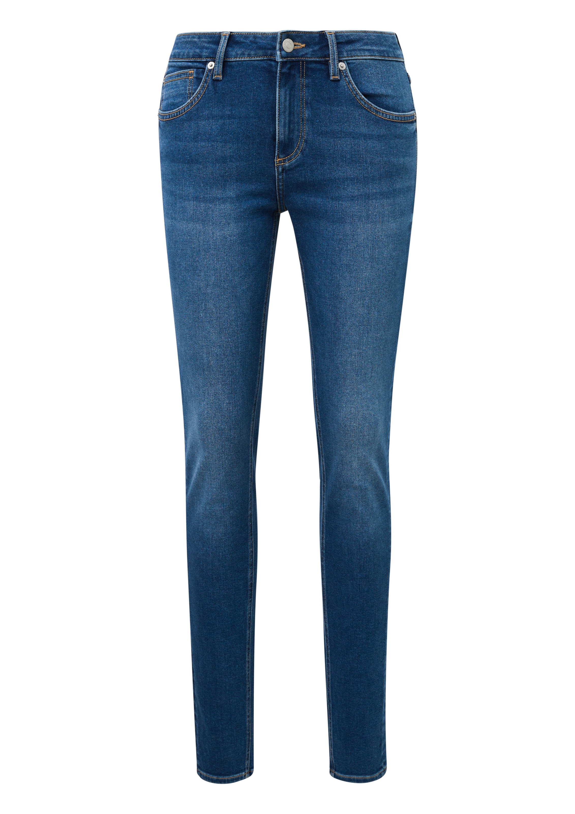 QS Skinny Jeans-Hose ' SADIE ' in Blau: Vorderseite