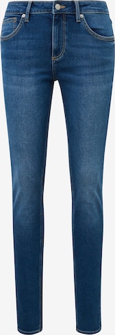 QS Skinny Jeans-Hose ' SADIE ' in Blau: Vorderseite
