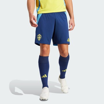 Regular Pantalon de sport 'Sweden 24 Home' ADIDAS PERFORMANCE en bleu : devant