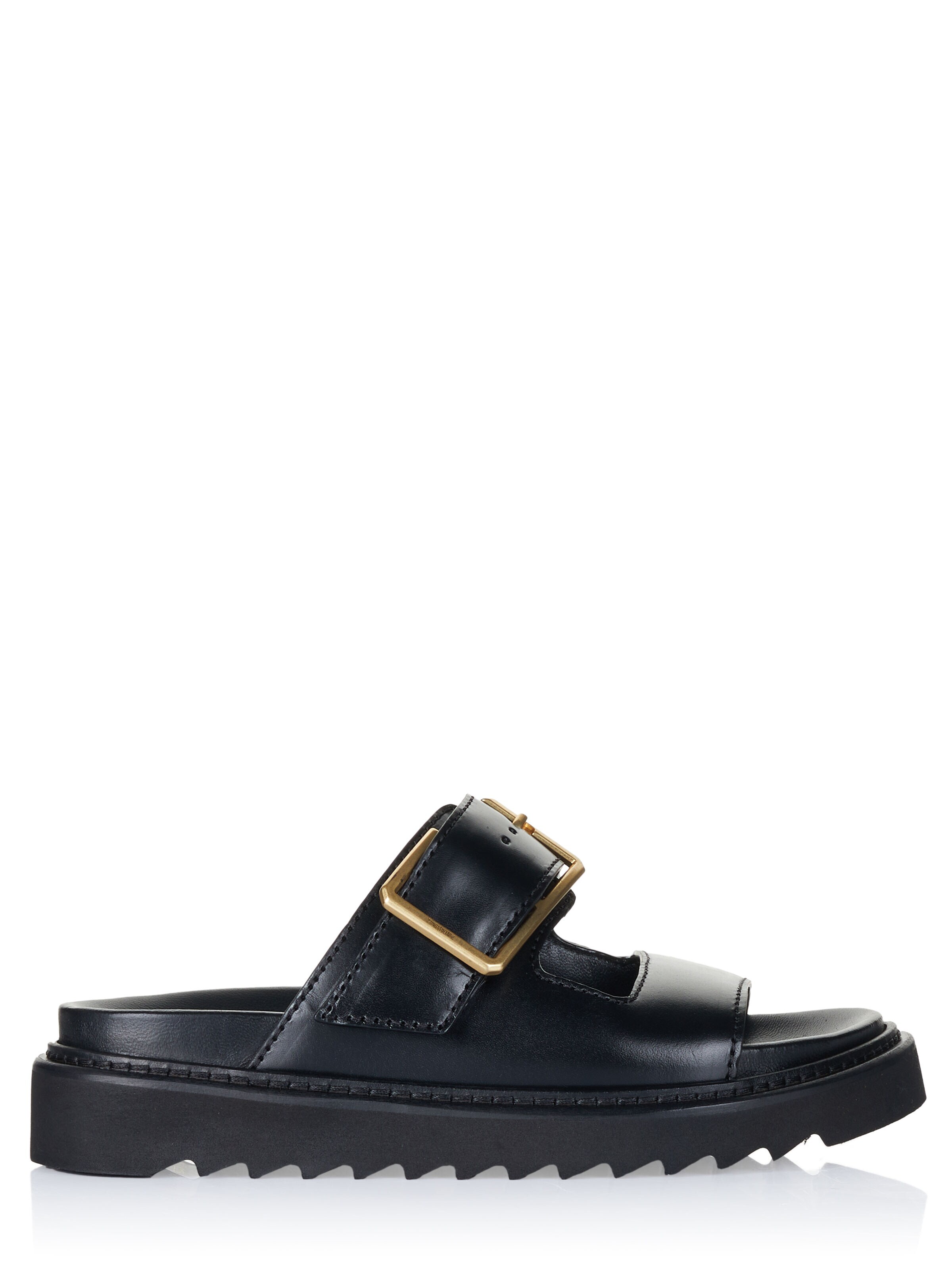 Zadig & Voltaire Hausschuh 'Zadig & Voltaire ALPHA CECILIA LEATHER WITH VEG Sandale schwarz'‌‌‌‌ in 38 in schwarz, Produktansicht