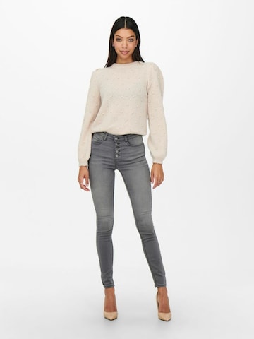 Skinny Jeans 'New Nikki' de la JDY pe gri