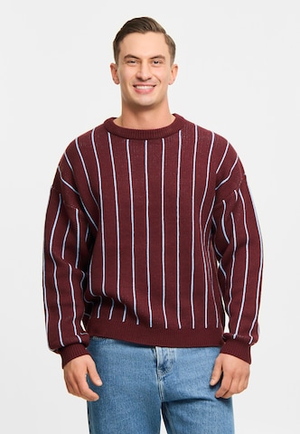 Pull-over 'Levin' Johnny Urban en rouge : devant