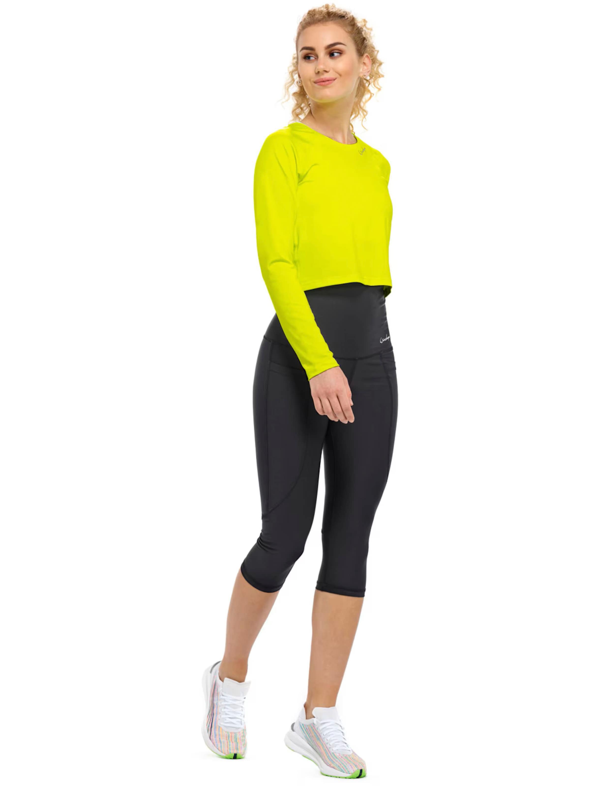 Winshape Slimfit Sportsbukser ' HWL214 ' i sort