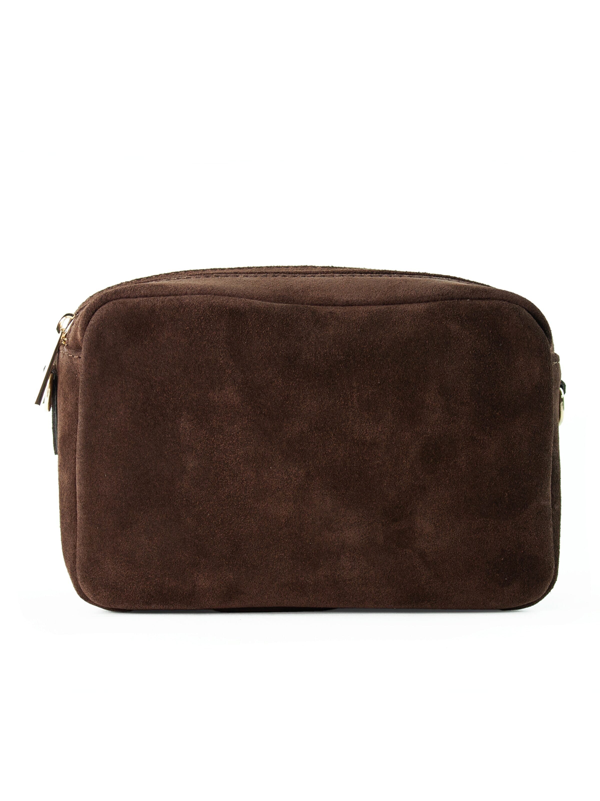 lePelou - Bolso de hombro 'VIOLA' en marrón: frente