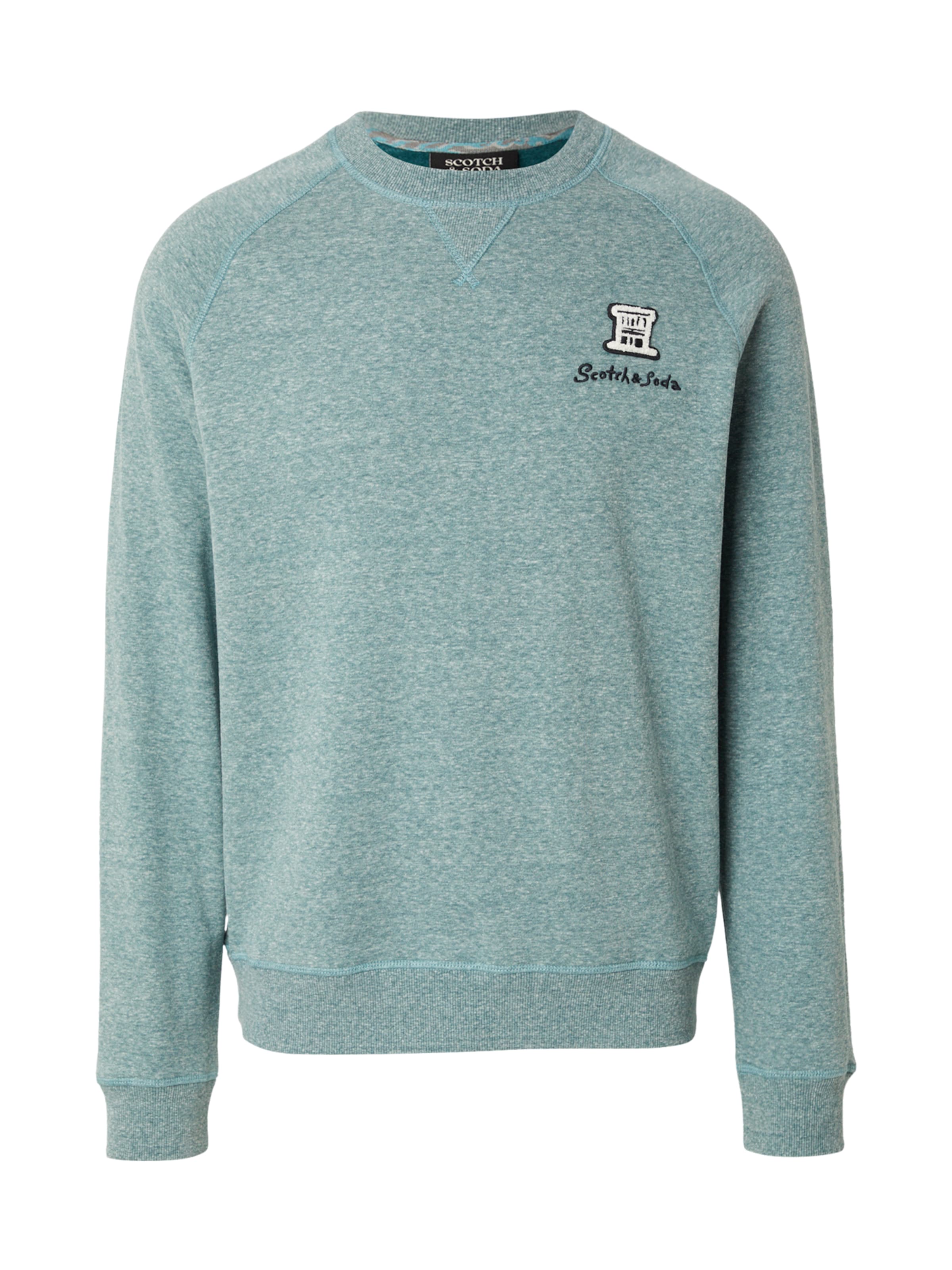SCOTCH & SODA Sweatshirt i grön: framsida