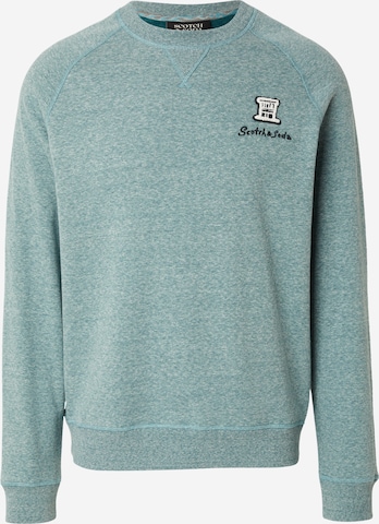 SCOTCH & SODA Sweatshirt i grön: framsida