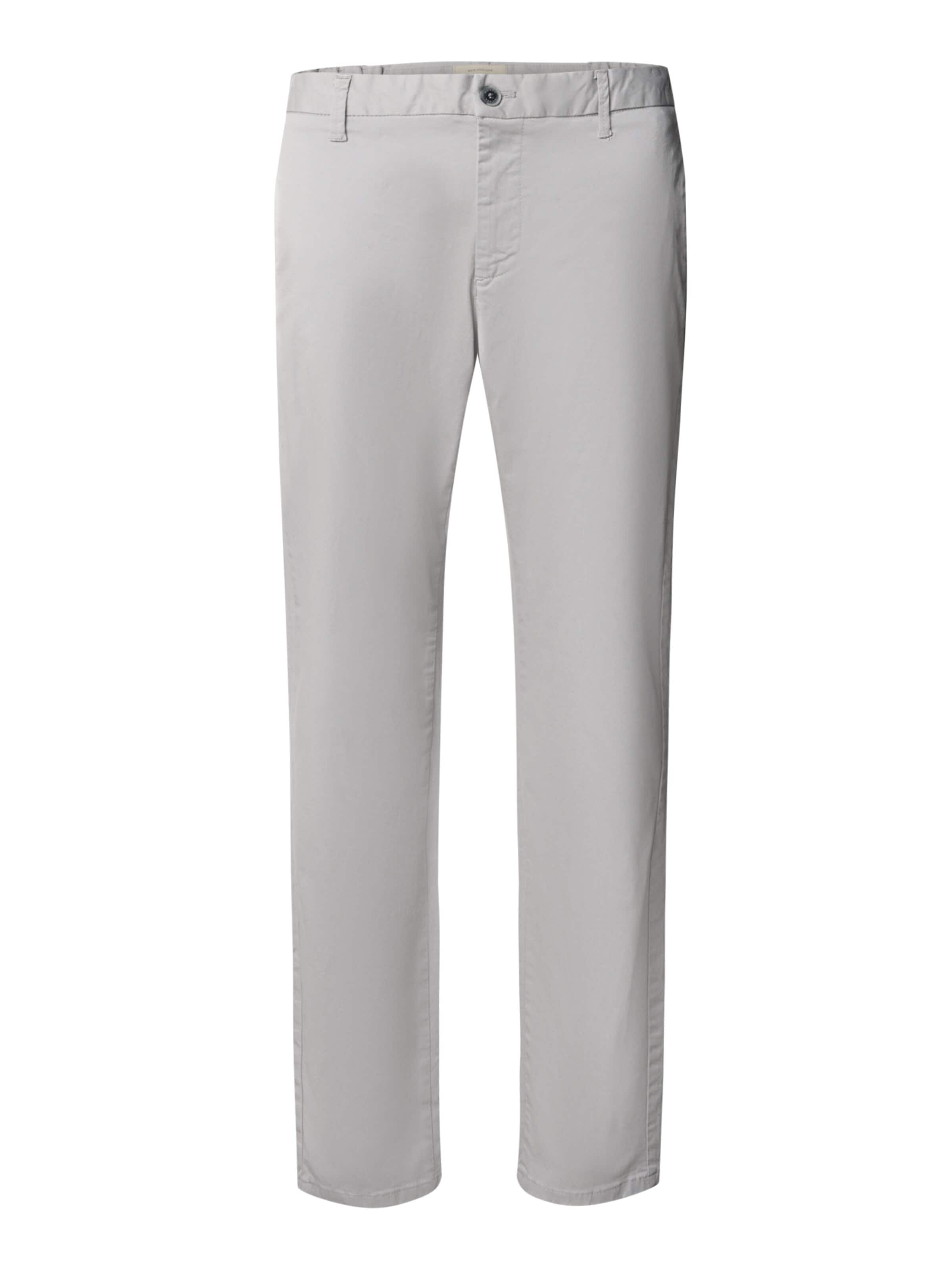 WOTEGA Regular Chino Pants in Grey: front