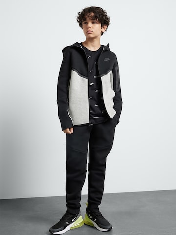 Nike Sportswear Sweat jacket 'TCH FLC' in Grey