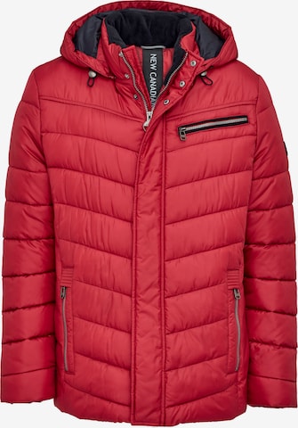NEW CANADIAN Between-Season Jacket in Red: front