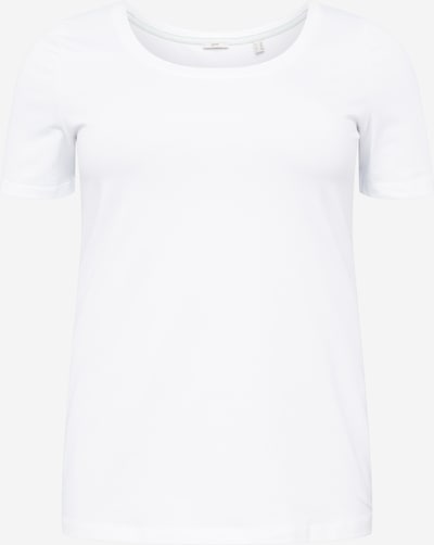 Tricou Esprit Curves pe alb, Vizualizare produs