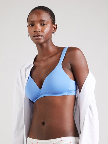 Invisible Soutien-gorge NATURANA en bleu : devant