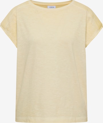 CECIL T-Shirt in Gelb: Vorderseite