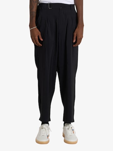 Yes London Regular Broek in Zwart: voorkant