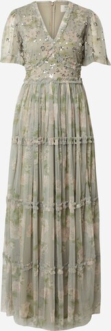 Maya Deluxe Dress in Green: front