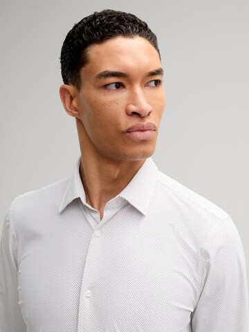 Coupe slim Chemise 'Travel Pit' JOOP! en blanc