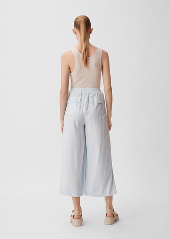 comma casual identity - Pierna ancha Pantalón en azul: atrás