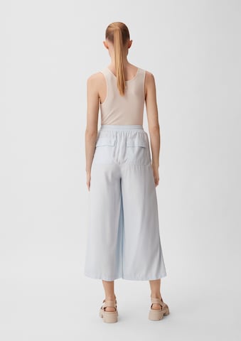 comma casual identity Wide Leg Hose in Blau: zadná strana