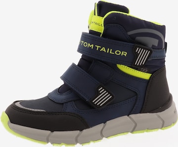 TOM TAILOR Boots in Blau: predná strana