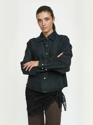 T-shirt ' SRJanet ' Soft Rebels en gris : devant