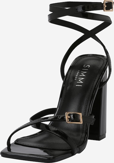 Simmi London Sandale 'KIMIA' in schwarz, Produktansicht