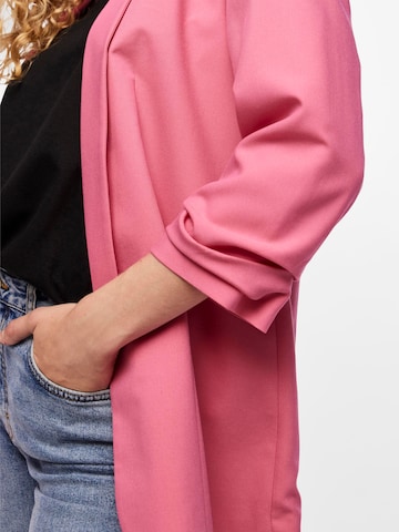 PIECES - Blazer 'Bosella' em rosa