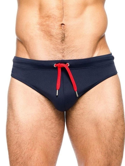 BIMONI Athletic Swim Trunks 'Badeslip' in Dark blue, Item view