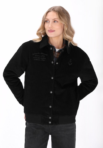 DreiMaster Vintage - Casaco meia-estação em preto: frente