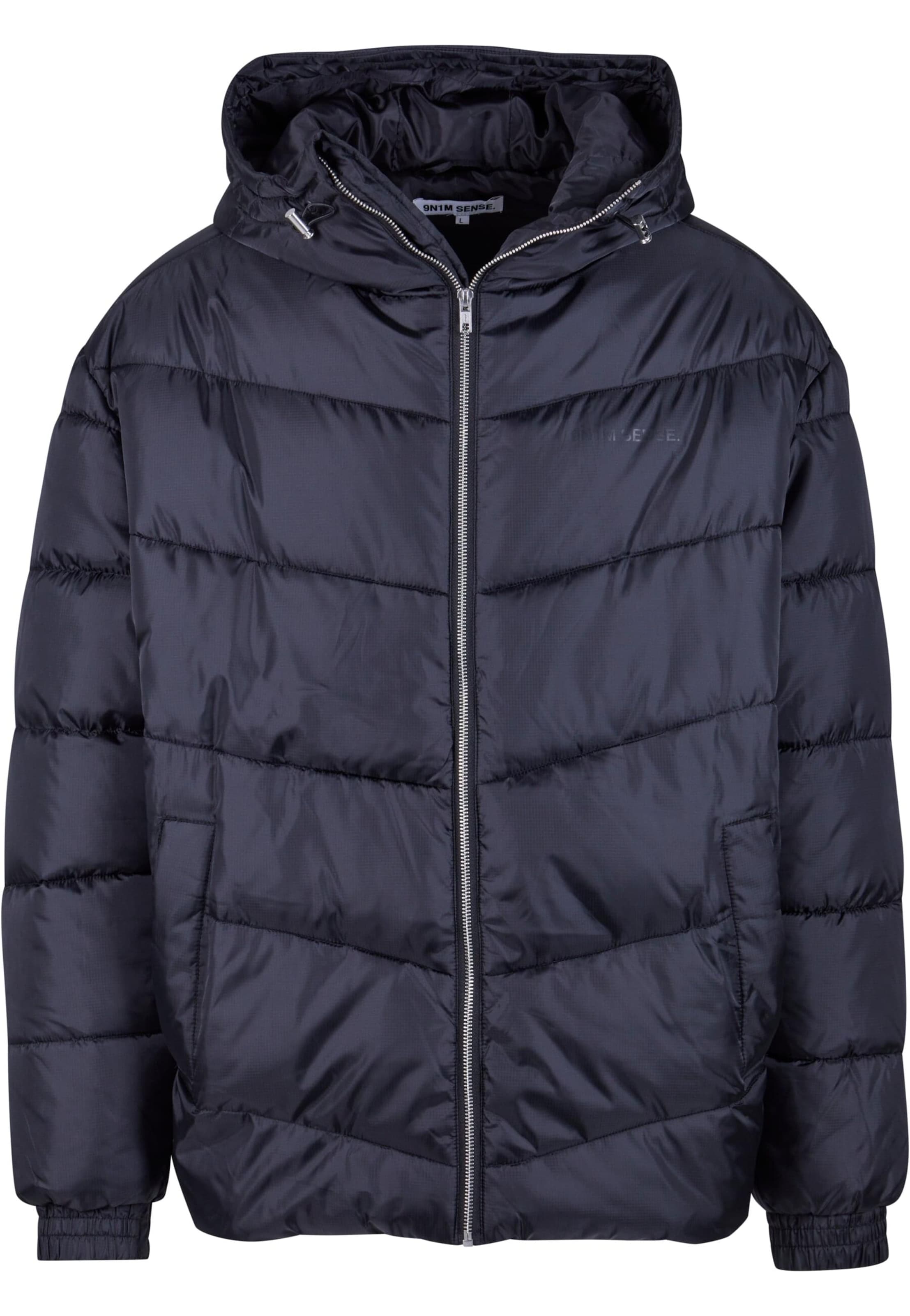 9N1M SENSE Winter jacket in Black: front