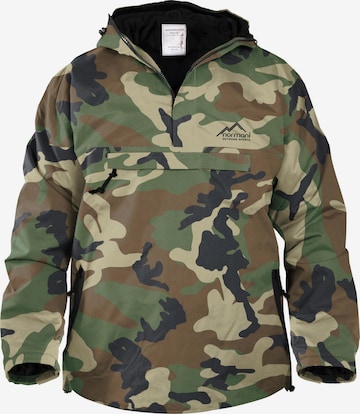 Veste outdoor 'Myrsky' normani en vert : devant