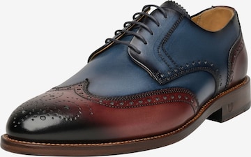 Henry Stevens Lace-Up Shoes 'Marshall FBD' in Blue: front